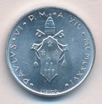 Ватикан 2 лиры, 1976 (2 лиры. Ватикан 1976)