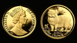 1 геллер, 1773-1782 (Мэн о-в. Елизавета II. 1/25 кроны 1989 года. Рroof.)