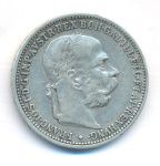 Австрия 1 крона, 1893 (1 крона. Австрия. 1893)