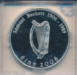 Ирландия 10 евро, 2006 (10 евро. Ирландия. 100 лет со дня рождения Сэмюэля Беккета. 2006)