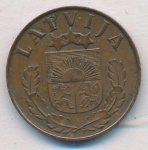 Латвия 2 сантима, 1939 (2 сантима. Латвия 1939)