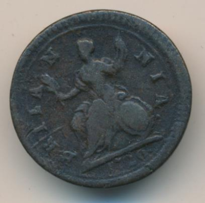 Великобритания 1 фартинг, 1720 (Фартинг. Великобритания. 1720)