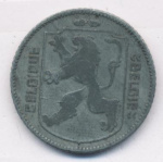 Бельгия 1 франк, 1943 (1 франк. Бельгия 1943)