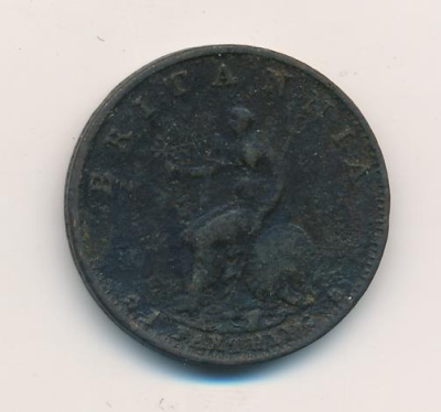 Великобритания 1 фартинг, 1799 (Фартинг. Великобритания 1799)