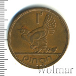Ирландия 1 пенни, 1966 (1 пенни. Ирландия 1966г. Cu.)