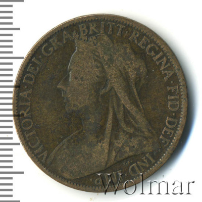 Великобритания 1 пенни, 1901 (1 пенни. Великобритания 1901г. Br.)