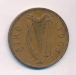 Ирландия 1 пенни, 1963 (1 пенни. Ирландия 1963)