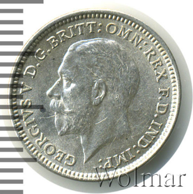 Великобритания 3 пенса, 1931 (3 пенса. Великобритания 1931г. Ag.)