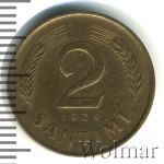 Латвия 2 сантима, 1939 (2 сантима. Латвия 1939г. Br.)