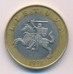 Литва 2 лита, 1998 (2 лит. Литва 1998)