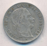 Австрия ¼ флорина, 1864 (1/4 флорина. Австрия 1864)