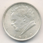 Австрия 2 шиллинга, 1928 (2 шиллинга. Австрия. Шуберт. 1928)