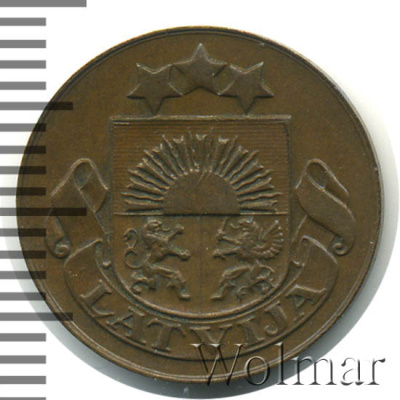 Латвия 1 сантим, 1935 (1 сантим. Латвия 1935г. Br.)