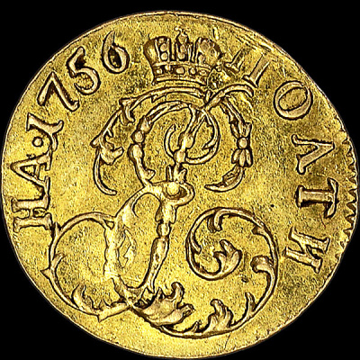 Полтина 1756 г. Елизавета I. (Полтина 1756 года)