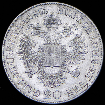 Австрия 20 крейцеров, 1831 (20 крейцеров 1831 (Австрия))