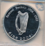 Ирландия 10 евро, 2006 (10 евро. Ирландия. Сэмюэл Беккет 2006)