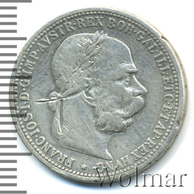 Австрия 1 крона, 1894 (1 крона. Австрия 1894г. Ag.)