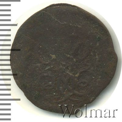 Денга 1759 г. Елизавета I. (Денга 1759г. Cu 1,45 г.)