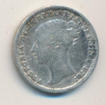 Великобритания 3 пенса, 1874 (3 пенса. Великобритания 1874)