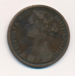 Великобритания 1 пенни, 1874 (1 пенни. Великобритания 1874)