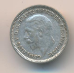 Великобритания 3 пенса, 1931 (3 пенса Великобритания. 1931)