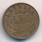 Латвия 2 сантима, 1939 (2 сантима. Латвия. 1939)