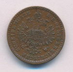 Австрия 5/10 крейцера, 1865 (5/10 крейцера. Австрия 1865А)