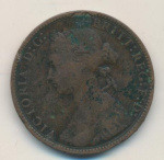 Великобритания ½ пенни, 1874 (1/2 пенни. Великобритания 1874)