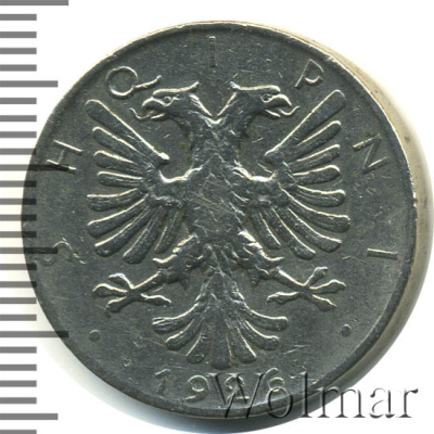 Албания ½ лека, 1926 (1/2 лека. Албания 1926г. Ni.)