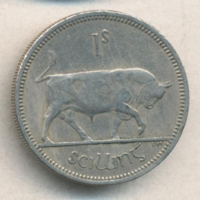 Ирландия 1 шиллинг, 1964 (1 шиллинг. Ирландия. 1964)