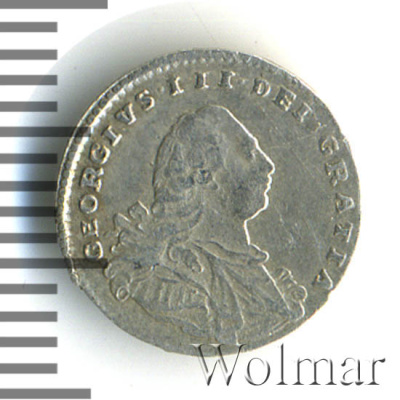 Великобритания 1 пенни, 1800 (1 пенни. Великобритания 1800г. Ag.)