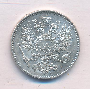 50 пенни 1916 г. S. Для Финляндии (Николай II). (50 пенни 1916)