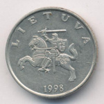 Литва 1 лит, 1998 (1 лит. Литва 1998)