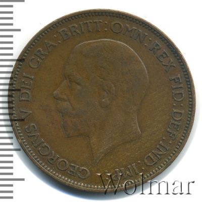 Великобритания 1 пенни, 1935 (1 пенни. Великобритания 1935г. Br.)