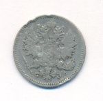 25 пенни 1891 г. L. Для Финляндии (Александр III). (25 пенни. 1891)