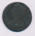 Великобритания ½ пенни, 1737 (1/2 пенни. Великобритания 1737)