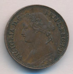 Великобритания 1 фартинг, 1874 (Фартинг. Великобритания 1874)