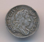 Великобритания 3 пенса, 1717 (3 пенса. Великобритания 1717)