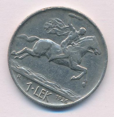 Албания 1 лек, 1926 (1 лек. Албания 1926)