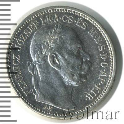 Венгрия 1 крона, 1915 (1 крона. Венгрия 1915г. Ag.)