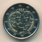 Бельгия 2 евро, 2011 (2 евро. Бельгия. Международный женский день. 2011)