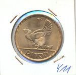 Ирландия 1 пенни, 1968 (1 пенни Ирландия. 1968)