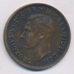 Великобритания 1 пенни, 1950 (1 пенни. Великобритания 1950)