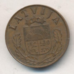 Латвия 2 сантима, 1939 (2 сантима. Латвия. 1939)
