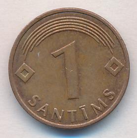 Латвия 1 сантим, 2003 (1 сантим. Латвия 2003)