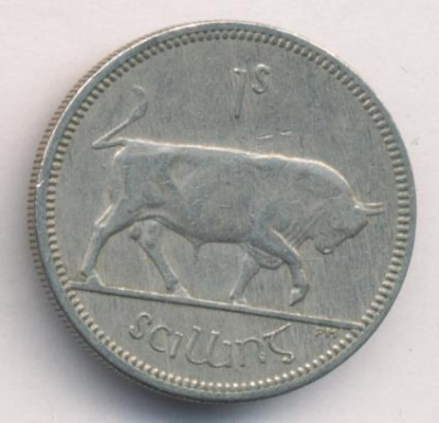 Ирландия 1 шиллинг, 1964 (1 шиллинг Ирландия. 1964)