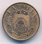 Латвия 2 сантима, 1939 (2 сантима. Латвия 1939)