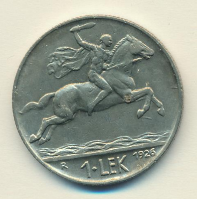 Албания 1 лек, 1926 (1 лек Албания 1926)