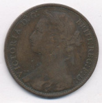 Великобритания 1 пенни, 1879 (1 пенни. Великобритания. 1879)