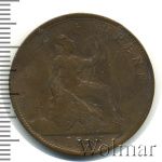 Великобритания 1 пенни, 1881 (1 пенни. Великобритания 1881г. Cu.)